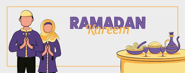 Ramadan kareem banner