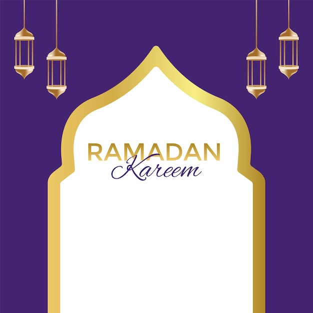 Ramadan Kareem concept banner