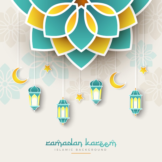 Ramadan kareem-conceptenbanner