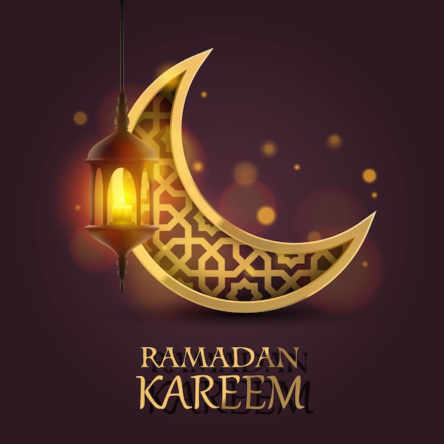 Copertura ramadan kareem, sfondo mubarak, elemento di design modello, illustrazione vettoriale