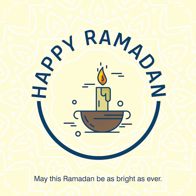 Ramadan Kareem creatief ontwerp vector