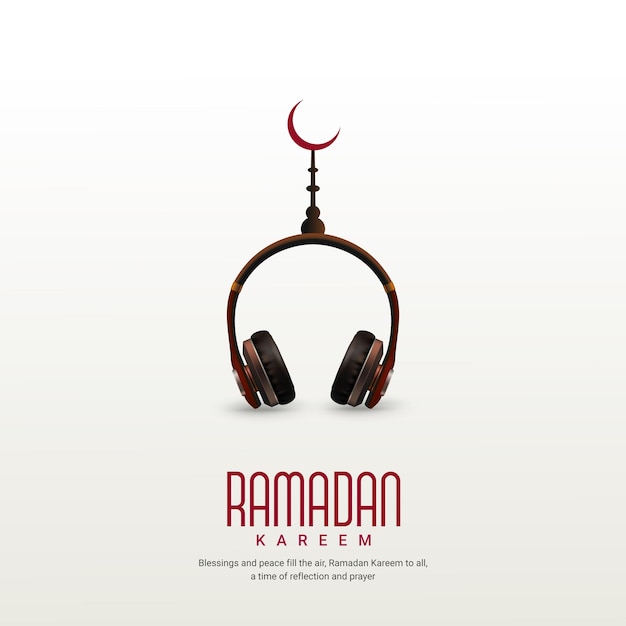 Vector ramadan kareem creatief ontwerp voor social media advertenties vector