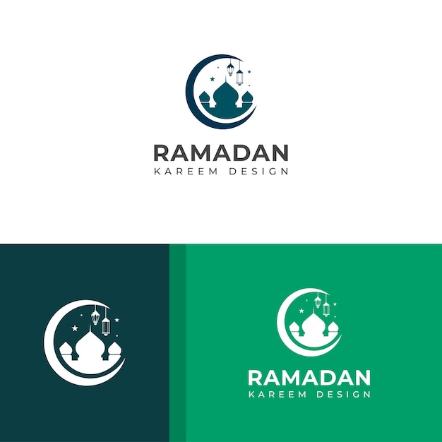 Ramadan Kareem creatief vector logo ontwerp Ramadan heilige maand van moslims vector sjabloon Moskee logo