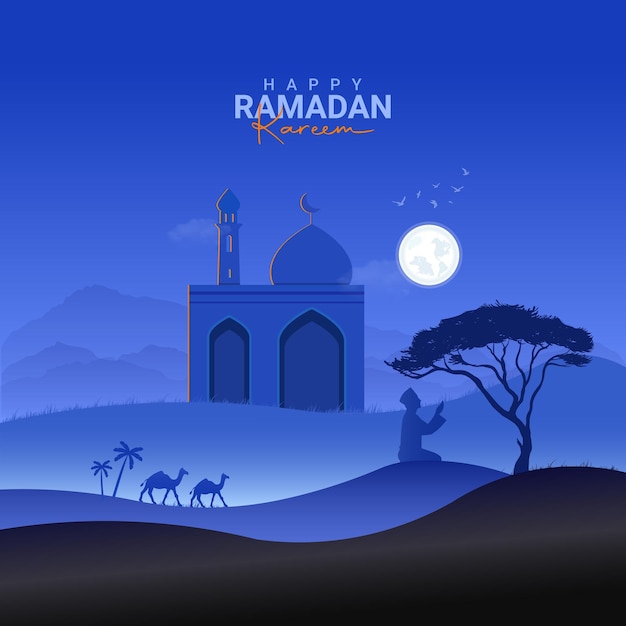 Ramadan Kareem creative design Ramadan Kareem poster banner social media post background