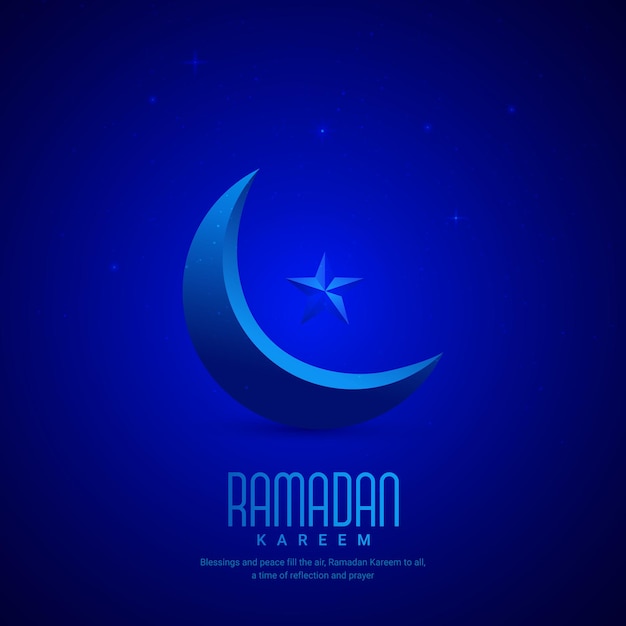 Ramadan Kareem creative design for social media ads vector