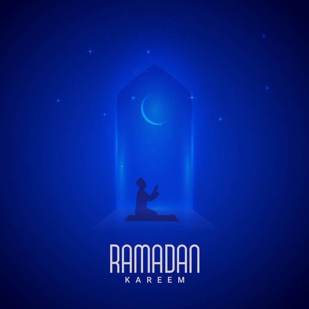 Ramadan Kareem creative design for social media ads vector