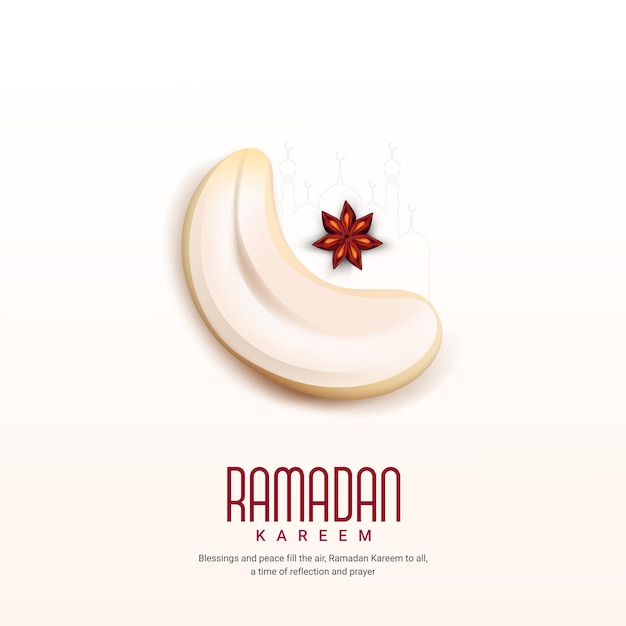 Ramadan Kareem creative design for social media ads vector