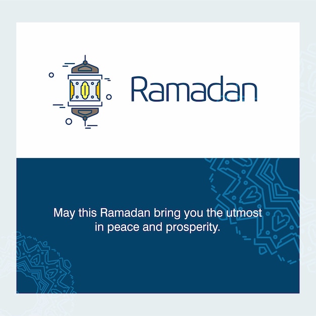 Ramadan kareem design creativo vettoriale