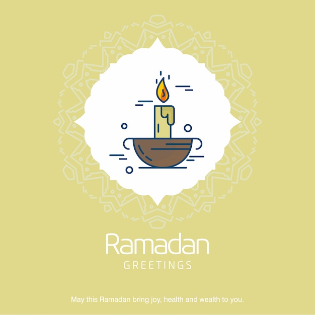 Ramadan kareem design creativo vettoriale