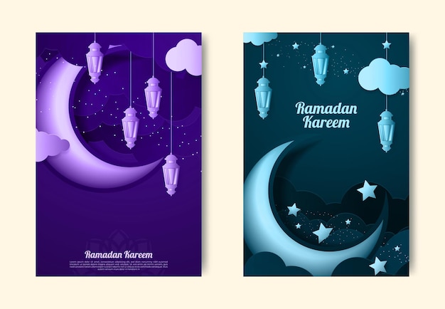 Рамадан карим дизайн фона