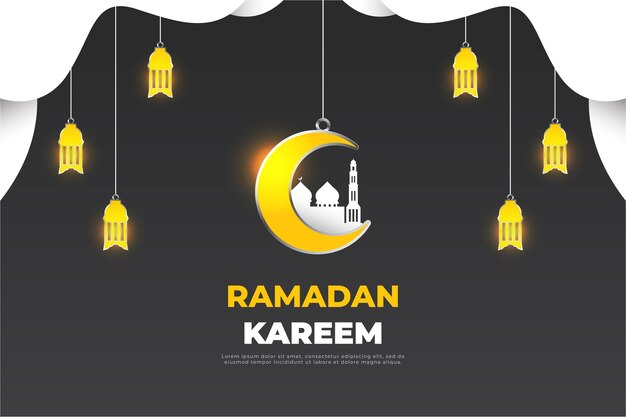 Celebrazione del design del ramadan kareem