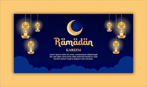 Vector ramadan kareem design