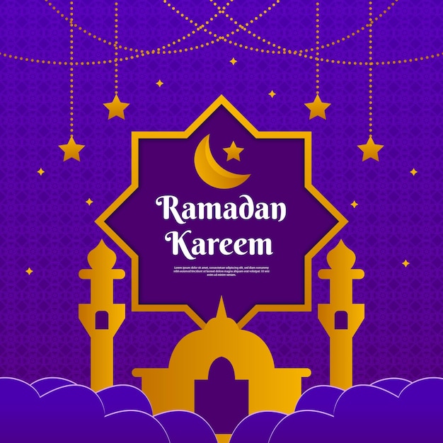 ramadan kareem eid mubarak poster banner achtergrond post sjabloon