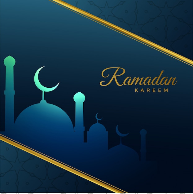 ramadan kareem festival groet in creatieve stijl