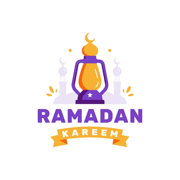 Ramadan Kareem Flat Illustration