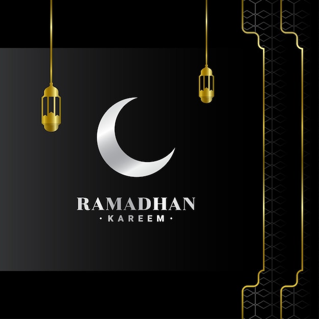 Ramadan Kareem Gradient Illustration Design