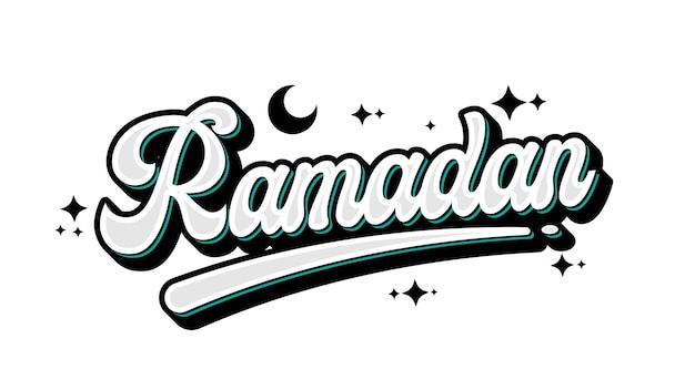 Ramadan kareem graffiti style text effect