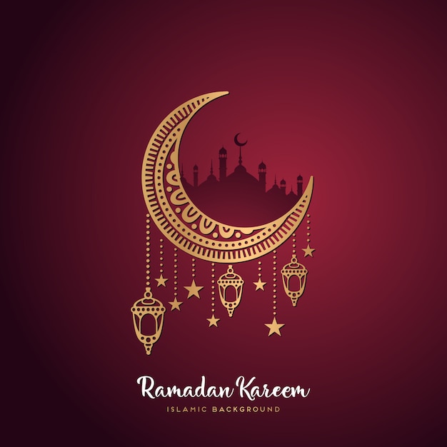 поздравительная открытка ramadan kareem