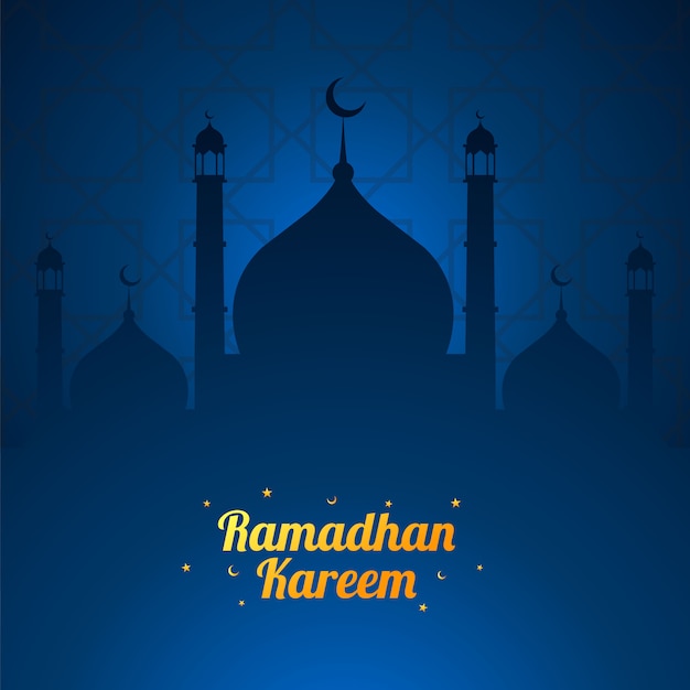 Vector ramadan kareem greeting card