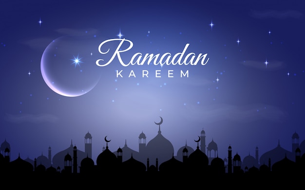 Vector ramadan kareem greeting