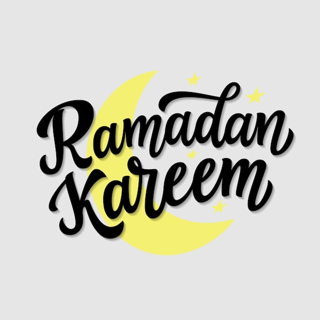 Ramadan kareem handschrift