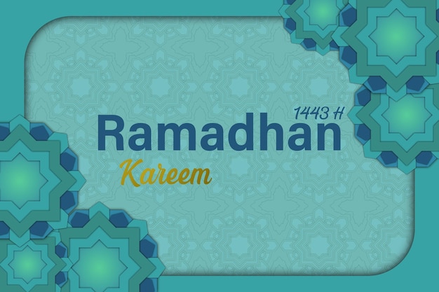 Vector ramadan kareem illustration background