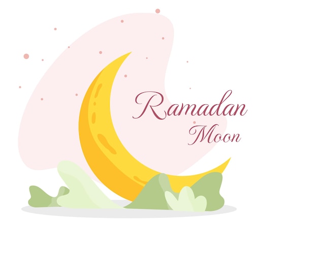 Ramadan kareem illustration vector design for islamic new year event