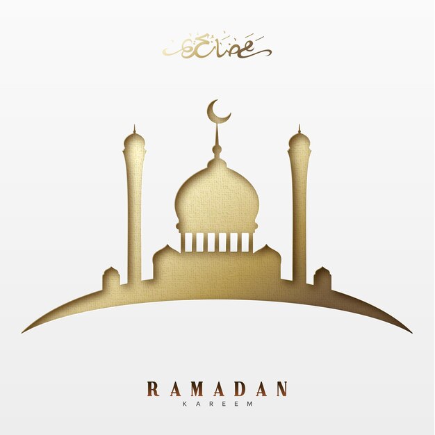 Ramadan Kareem Islamic and Arabic holiday background. vector illustration