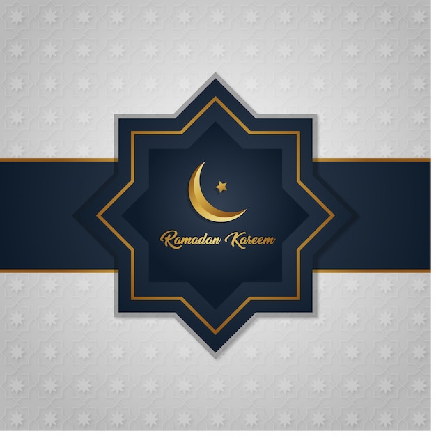 Ramadan kareem islamic background with pattern