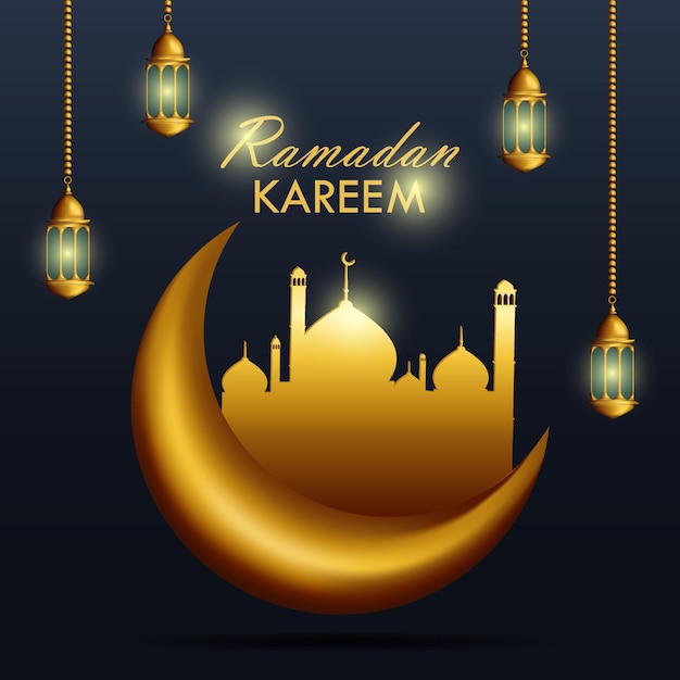 Sfondo islamico del ramadan kareem
