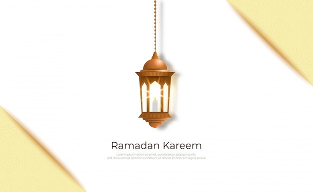 Vettore ramadan kareem sfondo islamico