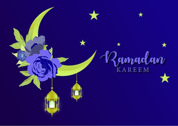 Vector ramadan kareem islamic banner