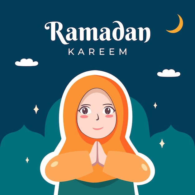 ramadan kareem islamic celebration illustration design