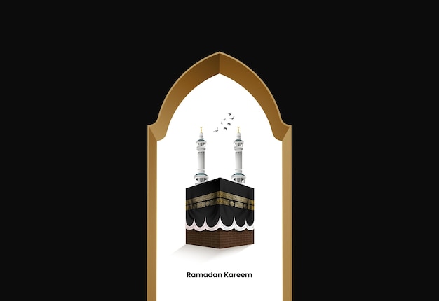 Vector ramadan kareem islamic design translated happy ramadan you can use it for greeting cards