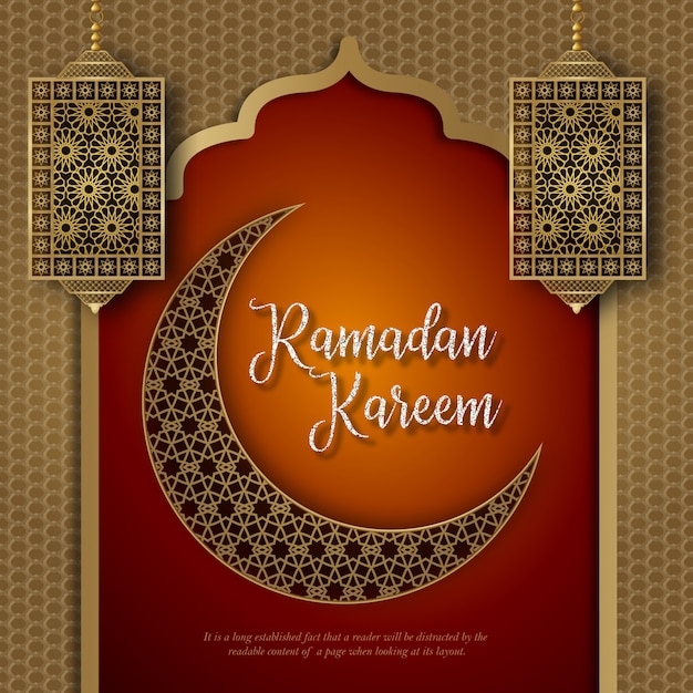 Ramadan kareem islamic design