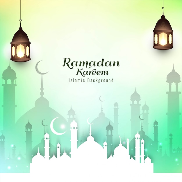 Ramadan Kareem Islamic festival background