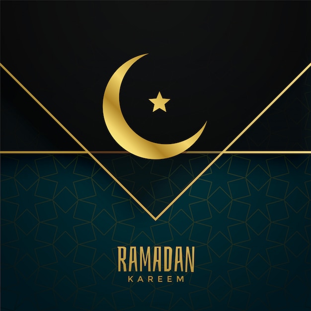 Рамадан карим исламский фестиваль поздравительный дизайн