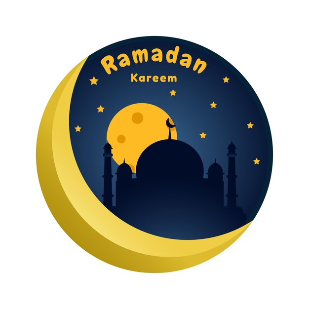 Ramadan kareem islamic greeting background