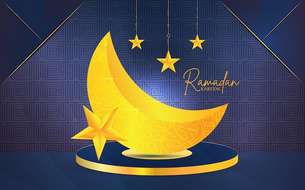 Ramadan kareem islamic realistic background