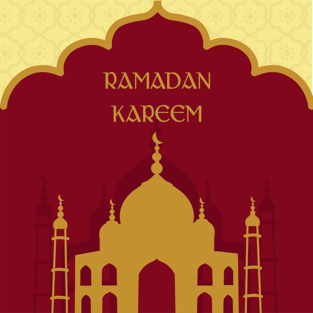 Ramadan Kareem Islamitisch festival gemeenschapsgebeden
