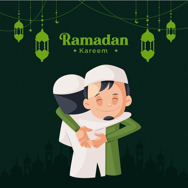 Ramadan kareem islamitisch festivalbannerontwerp