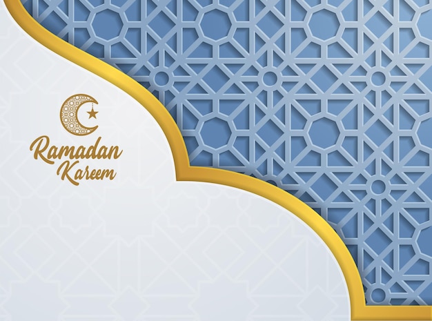 Ramadan kareem islamitische achtergrond patroon vector