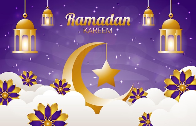 Ramadan Kareem islamitische achtergrond patroon