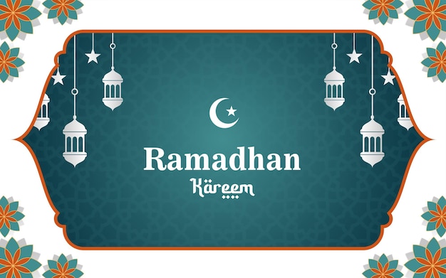 Ramadan Kareem islamitische achtergrond patroon