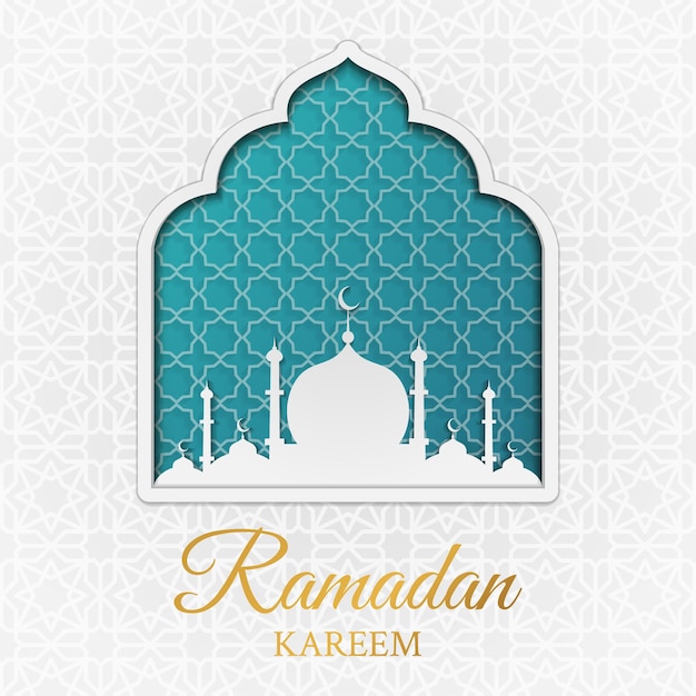 Ramadan Kareem islamitische afbeelding ontwerp