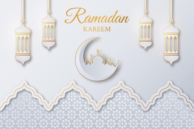 Ramadan kareem islamitische afbeelding ontwerp