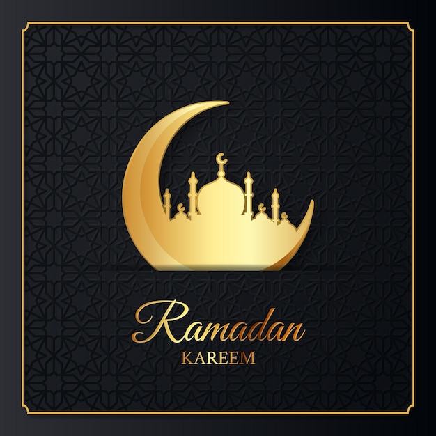 Ramadan kareem islamitische afbeelding ontwerp