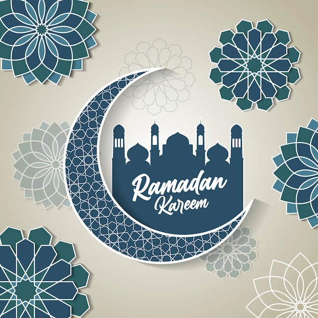 Ramadan Kareem islamitische bannersjabloon