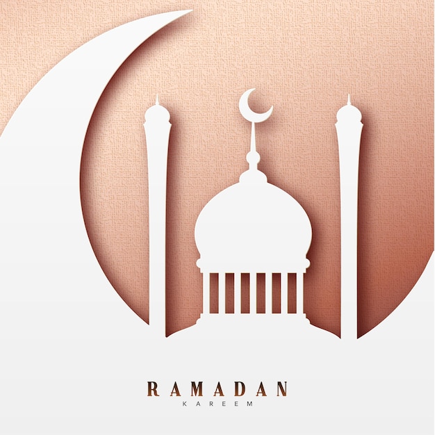 Ramadan Kareem Islamitische en Arabische vakantie achtergrond. vectorillustratie