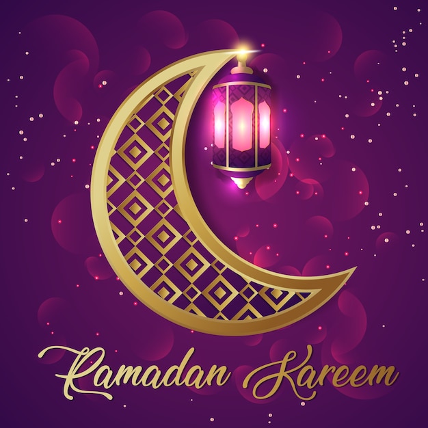 Ramadan Kareem-islamitische groetbannerachtergrond